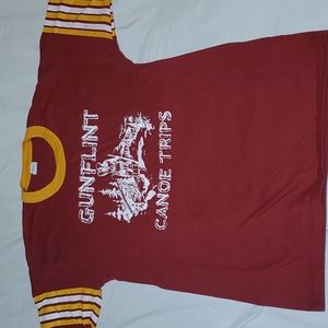VINTAGE VelvaSheen Gunflint Canoe Trips Tee Authentic 70s/80s